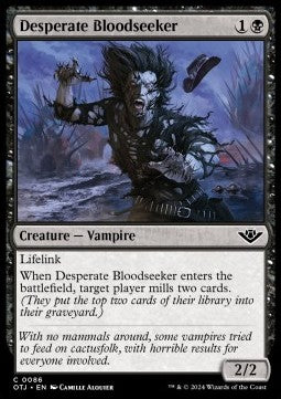 Desperate Bloodseeker - Outlaws of Thunder Junction (Common) [OTJ-86]