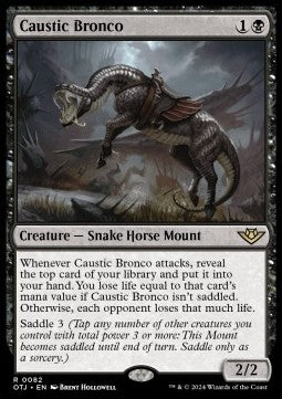 Caustic Bronco - Outlaws of Thunder Junction (Rare) [OTJ-82]