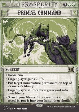 Primal Command - Breaking News (Rare) [OTP-31]