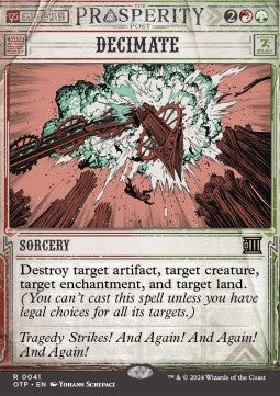 Decimate - Breaking News (Rare) [OTP-41]
