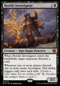 Hostile Investigator (V.1) - The Big Score (Mythic) [BIG-10]