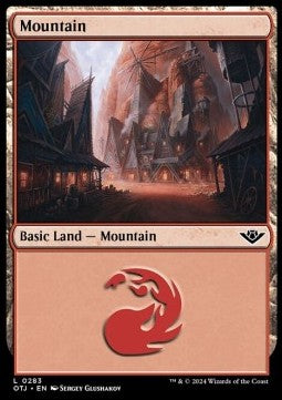 Mountain (V.1) - Outlaws of Thunder Junction: Extras (Land) [XOTJ-283]