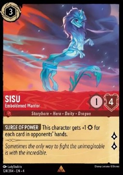 Sisu - Emboldened Warrior - Ursula's Return (Rare) [4URS-124]