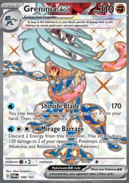 Greninja ex - Twilight Masquerade (Ultra Rare) [TWM-198]