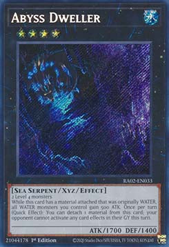 Abyss Dweller (V.3 - Secret Rare) - 25th Anniversary Rarity Collection II (Secret Rare) [RA02-033]