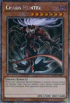 Chaos Hunter (V.4 - Platinum Secret Rare) - 25th Anniversary Rarity Collection II (Platinum Secret Rare) [RA02-007]