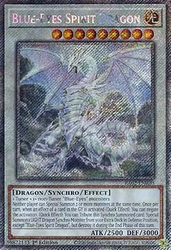 Blue-Eyes Spirit Dragon (V.4 - Platinum Secret Rare) - 25th Anniversary Rarity Collection II (Platinum Secret Rare) [RA02-030]