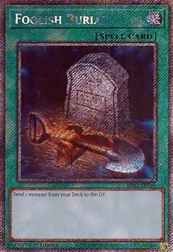 Foolish Burial (V.4 - Platinum Secret Rare) - 25th Anniversary Rarity Collection II (Platinum Secret Rare) [RA02-049]