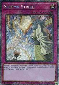 Solemn Strike (V.4 - Platinum Secret Rare) - 25th Anniversary Rarity Collection II (Platinum Secret Rare) [RA02-079]