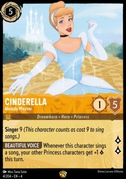 Cinderella - Melody Weaver (V.1) - Ursula's Return (Legendary) [4URS-4]