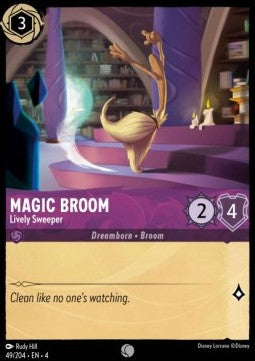 Magic Broom - Lively Sweeper - Ursula's Return (Common) [4URS-49]