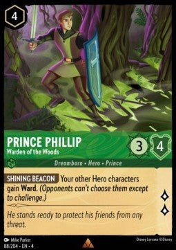Prince Phillip - Warden of the Woods - Ursula's Return (Rare) [4URS-88]