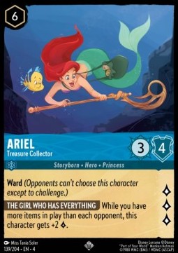 Ariel - Treasure Collector - Ursula's Return (Super Rare) [4URS-139]