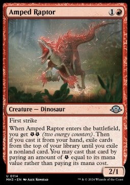 Amped Raptor - Modern Horizons 3 (Uncommon) [MH3-114]