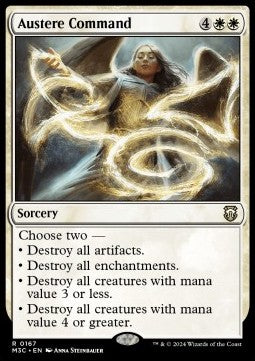 Austere Command - Commander: Modern Horizons 3 (Rare) [M3C-167]