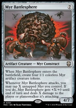 Myr Battlesphere - Commander: Modern Horizons 3 (Rare) [M3C-301]