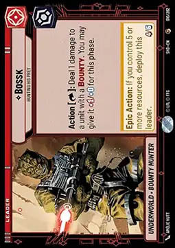 Bossk, Hunting His Prey - Shadows of the Galaxy (Common) [SHD-010]