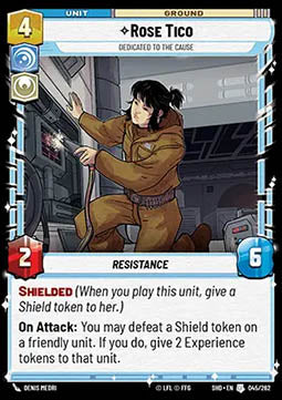 Rose Tico, Dedicated to the Cause - Shadows of the Galaxy (Uncommon) [SHD-045]