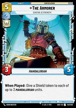 The Armorer, Survival Is Strength - Shadows of the Galaxy (Uncommon) [SHD-047]