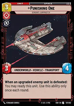 Punishing One, Dengar’s Jumpmaster - Shadows of the Galaxy (Uncommon) [SHD-137]