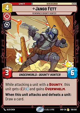 Jango Fett, Renowned Bounty Hunter - Shadows of the Galaxy (Rare) [SHD-138]
