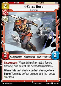 Ketsu Onyo, Old Friend - Shadows of the Galaxy (Uncommon) [SHD-147]