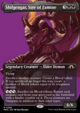 Shilgengar, Sire of Famine (V.1) - Modern Horizons 3: Extras (Rare) [XMH3-366]