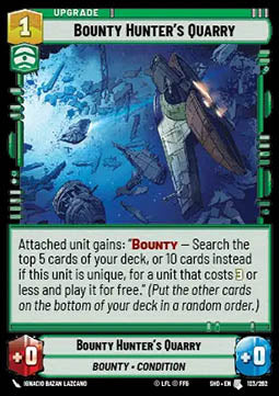 Bounty Hunter’s Quarry - Shadows of the Galaxy (Uncommon) [SHD-123]