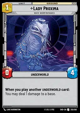 Lady Proxima, White Worm Matriarch - Shadows of the Galaxy (Uncommon) [SHD-255]