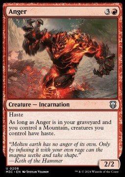 Anger - Commander: Modern Horizons 3 (Uncommon) [M3C-208]