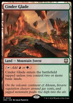 Cinder Glade - Commander: Modern Horizons 3 (Rare) [M3C-329]
