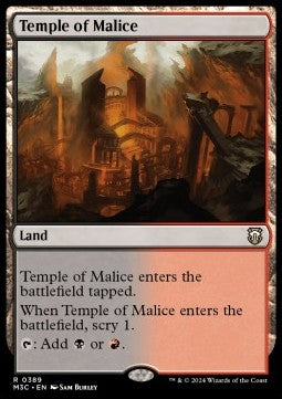 Temple of Malice - Commander: Modern Horizons 3 (Rare) [M3C-389]