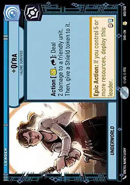 Qi’ra, I Alone Survived - Shadows of the Galaxy (Rare) [SHD-002]