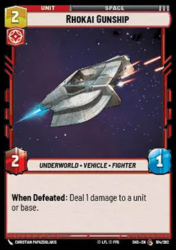 Rhokai Gunship - Shadows of the Galaxy (Common) [SHD-164]