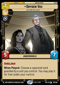 Dryden Vos, Offering No Escape - Shadows of the Galaxy (Legendary) [SHD-192]
