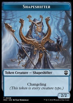Shapeshifter Token (U 2/2) // Dragon Token (R 5/5) (V.1) - Modern Horizons 3: Tokens (Token) [TMH3-CT 8/12]