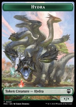 Hydra Token (G */*) // Boar Token (G 2/2) (V.1) - Modern Horizons 3: Tokens (Token) [TMH3-CT 20/17]