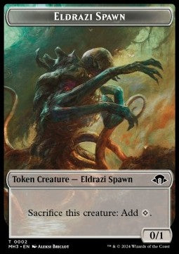 Eldrazi Spawn Token (C 0/1) // Eldrazi Scion Token (C 1/1) (V.1) - Modern Horizons 3: Tokens (Token) [TMH3-CT 2/3]