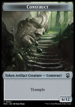 Construct Token (C 6/12) // Myr Token (C 1/1) (V.1) - Modern Horizons 3: Tokens (Token) [TMH3-CT 24/25]
