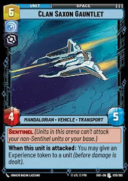 Clan Saxon Gauntlet - Shadows of the Galaxy (Uncommon) [SHD-035]