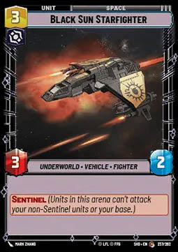 Black Sun Starfighter - Shadows of the Galaxy (Common) [SHD-237]