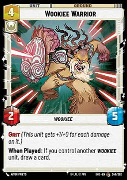 Wookiee Warrior - Shadows of the Galaxy (Common) [SHD-249]