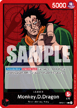 Monkey.D.Dragon (OP07-001) (V.1) - 500 Years into the Future (Leader) [OP07-001]