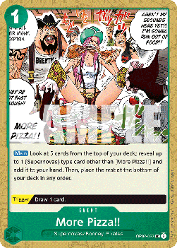 More Pizza!! (OP07-037) - 500 Years into the Future (Uncommon) [OP07-037]