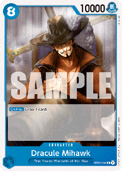 Dracule Mihawk (OP07-044) - 500 Years into the Future (Common) [OP07-044]