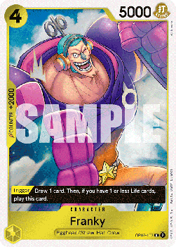 Franky (OP07-107) (V.1) - 500 Years into the Future (Rare) [OP07-107]