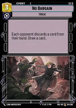 No Bargain - Shadows of the Galaxy (Common) [SHD-244]