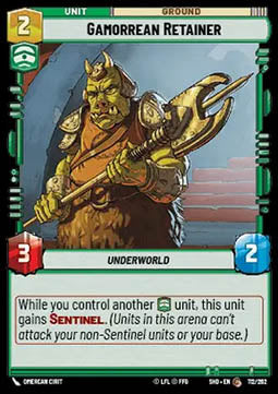Gamorrean Retainer - Shadows of the Galaxy (Common) [SHD-112]