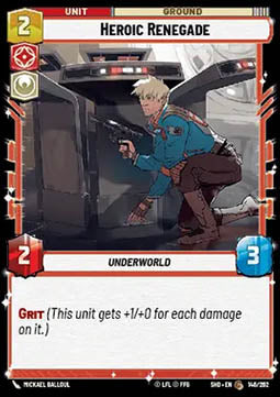 Heroic Renegade - Shadows of the Galaxy (Common) [SHD-146]