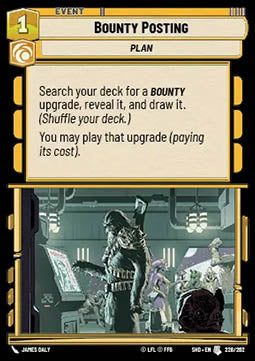 Bounty Posting - Shadows of the Galaxy (Uncommon) [SHD-228]